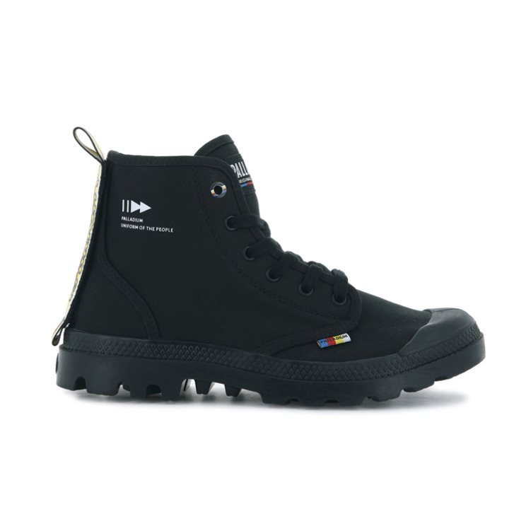 Bottes Palladium Pampa Dare Exchange Homme Noir | FR HSJ427V